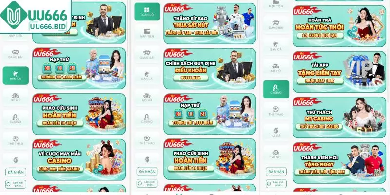 Đa dạng chương trình khuyến mãi để bạn tìm cơ hội