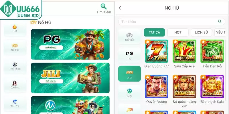 Quay hũ Slot sở hữu nhiều chủ đề phong phú